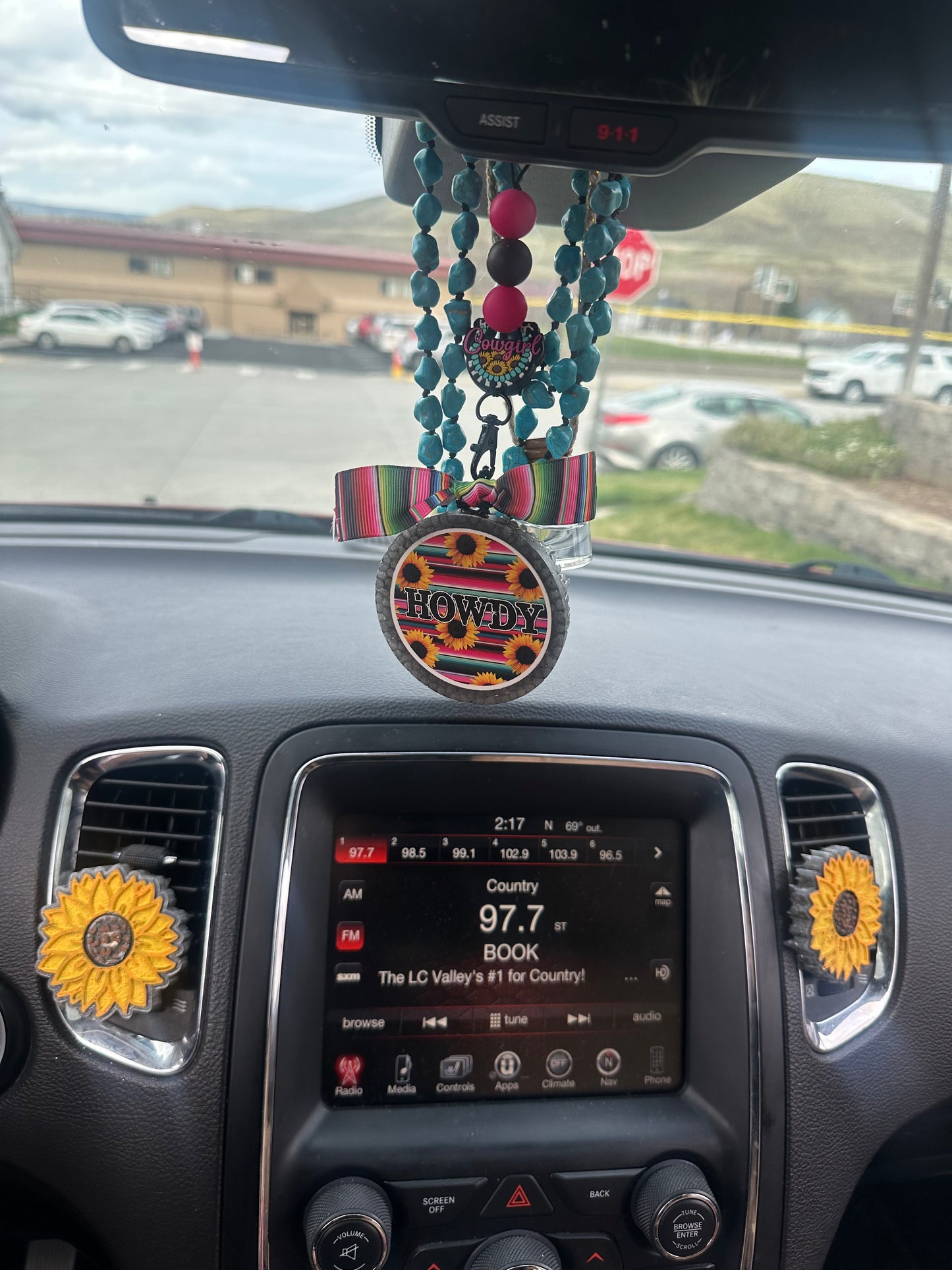 Sunflower Vent Clips Freshie