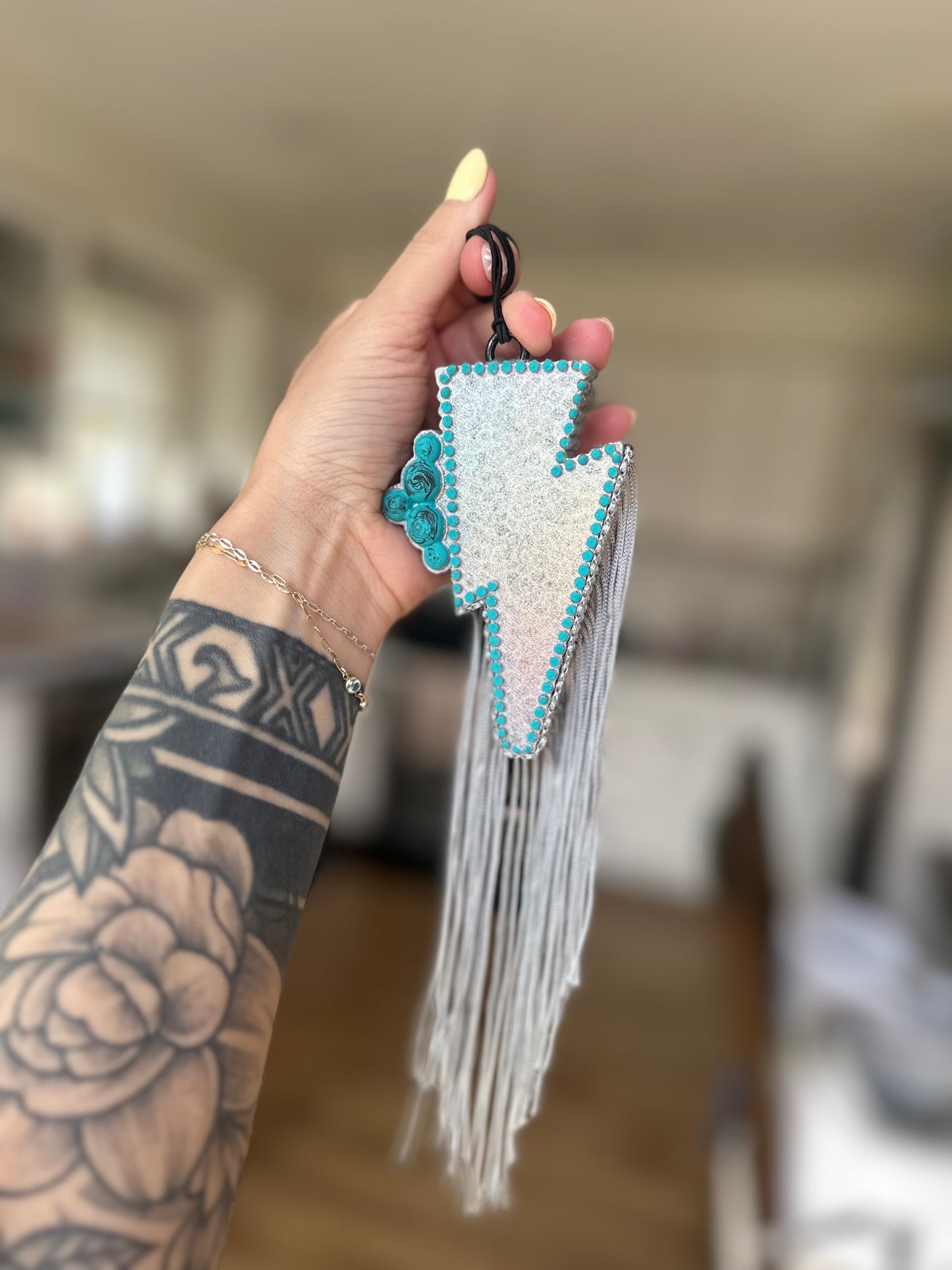 Stone Accent Lightning Bolt Freshie