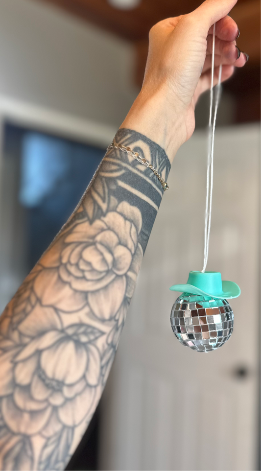 Disco Cowgirl Car Charm