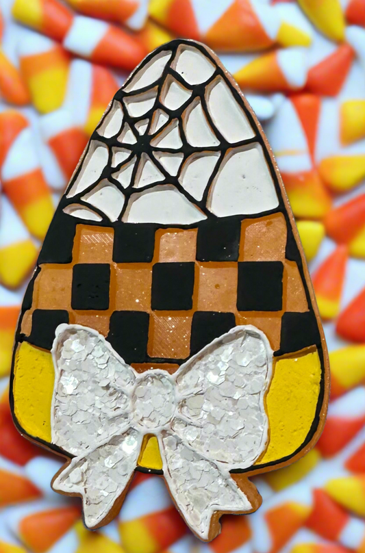 Bow Candy Corn Freshie