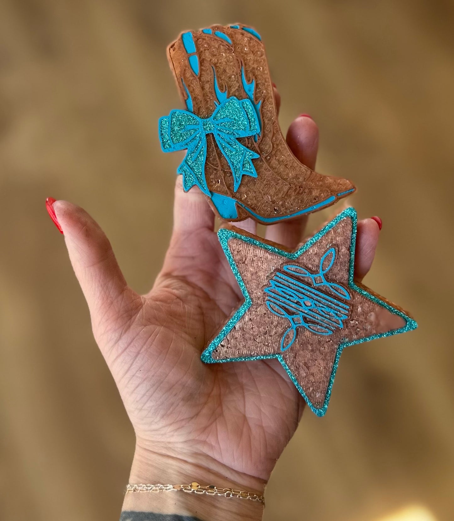 Star Struck Cowgirl Boot Set Vent Clips Freshie