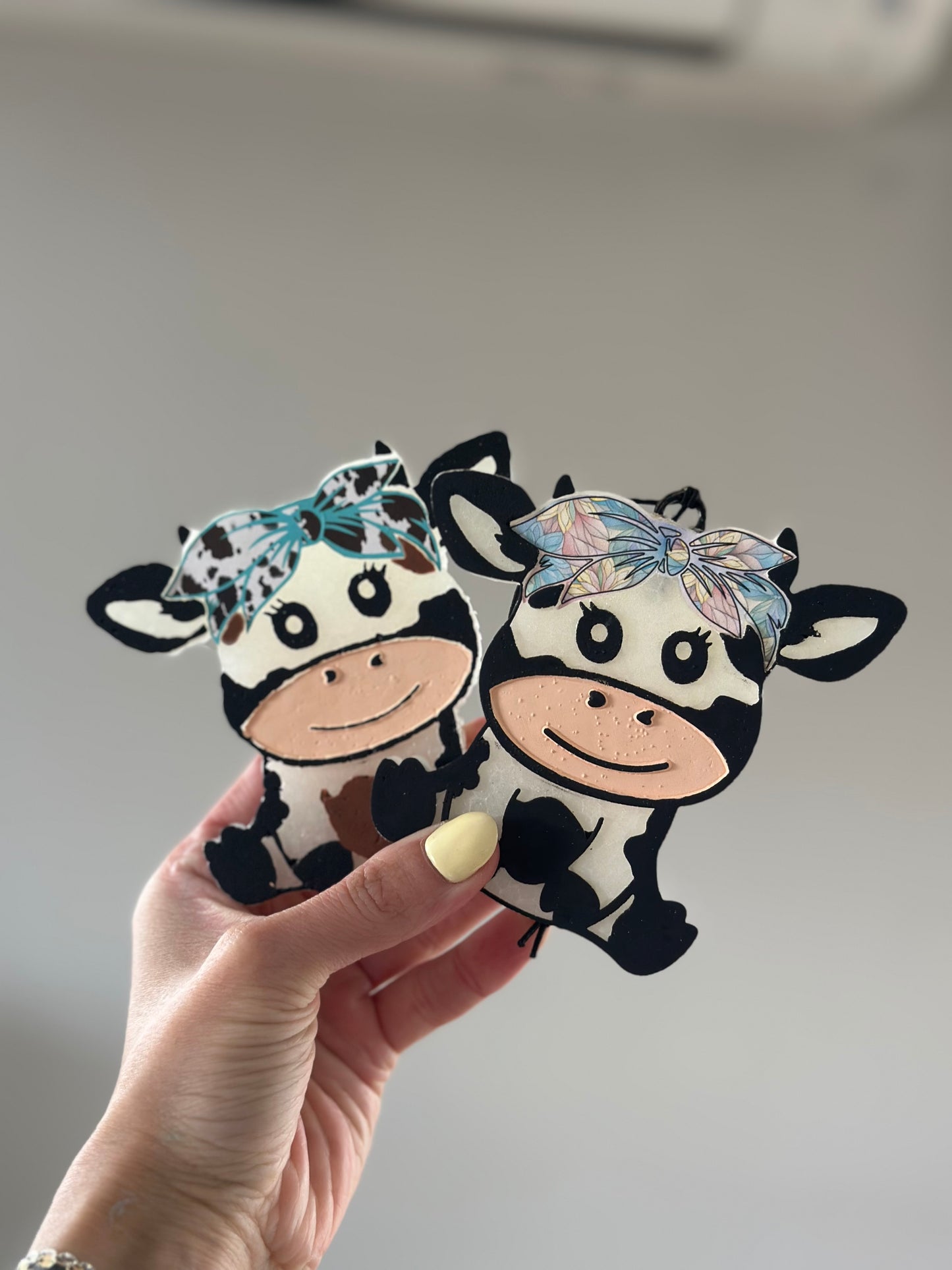 Little Cow With Headband Freshie