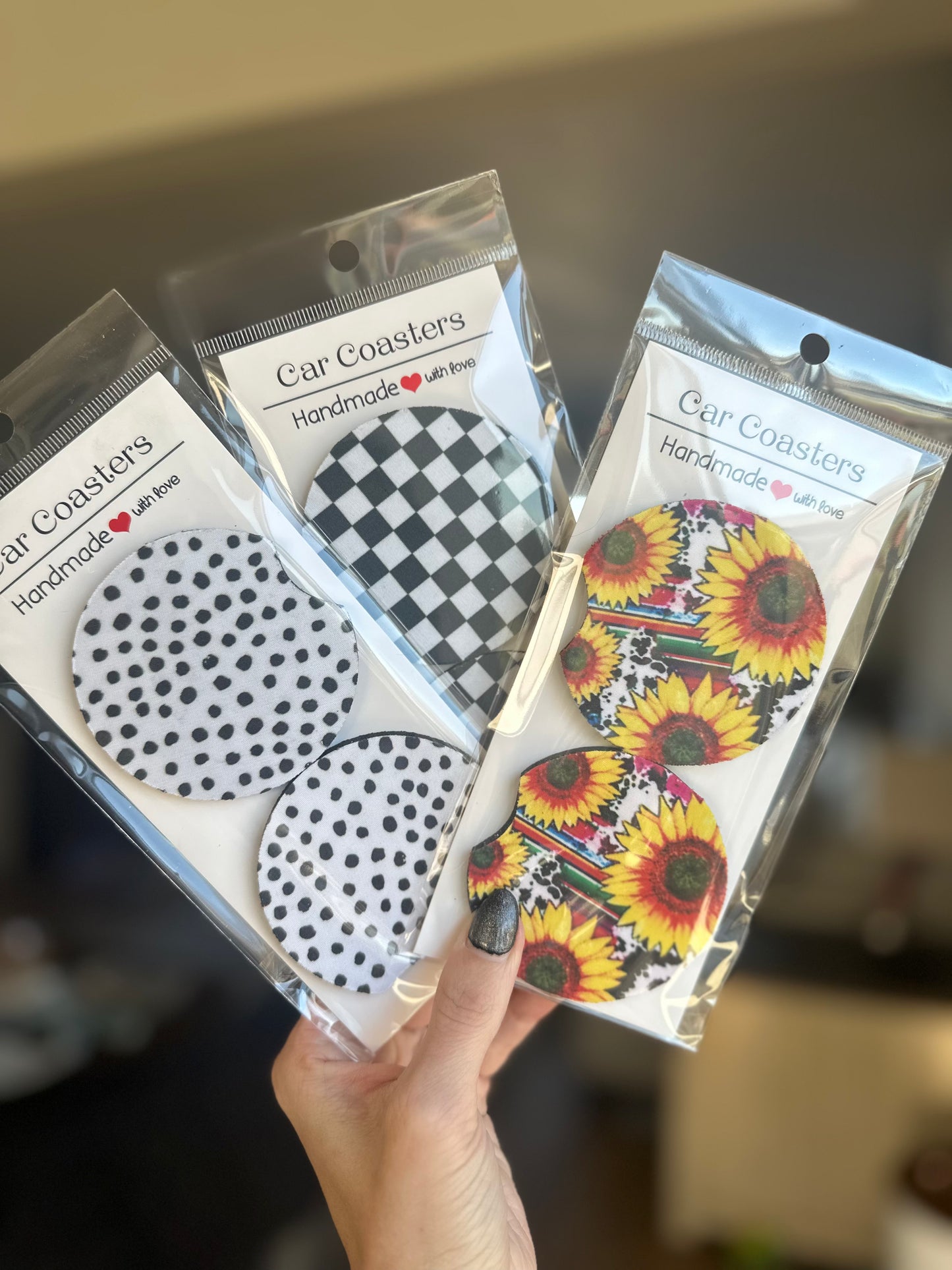 Neoprene Car Coasters