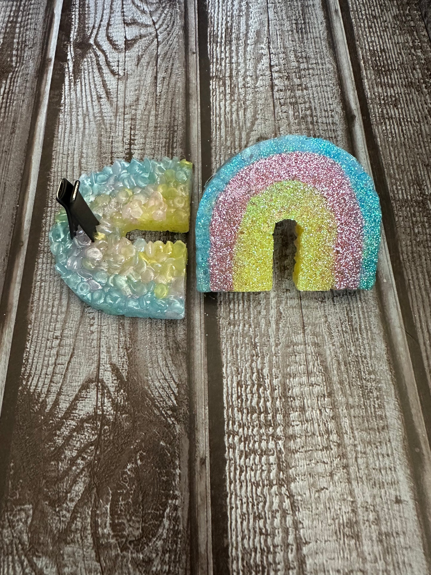 Rainbow Vent Clips Freshie