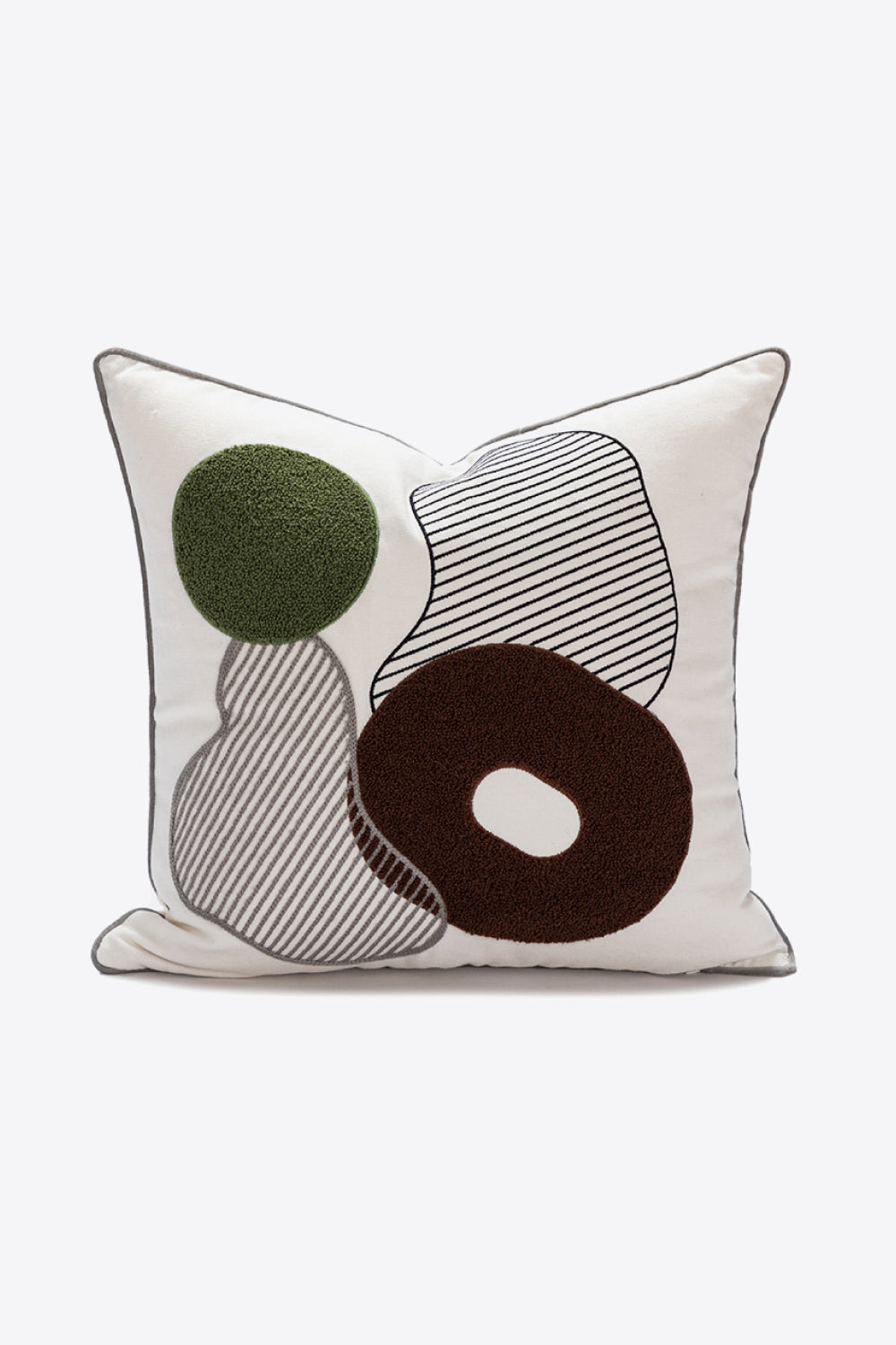 3-Pack Punch-Needle Embroidery Decorative Throw Pillow Cases The Stout Steer