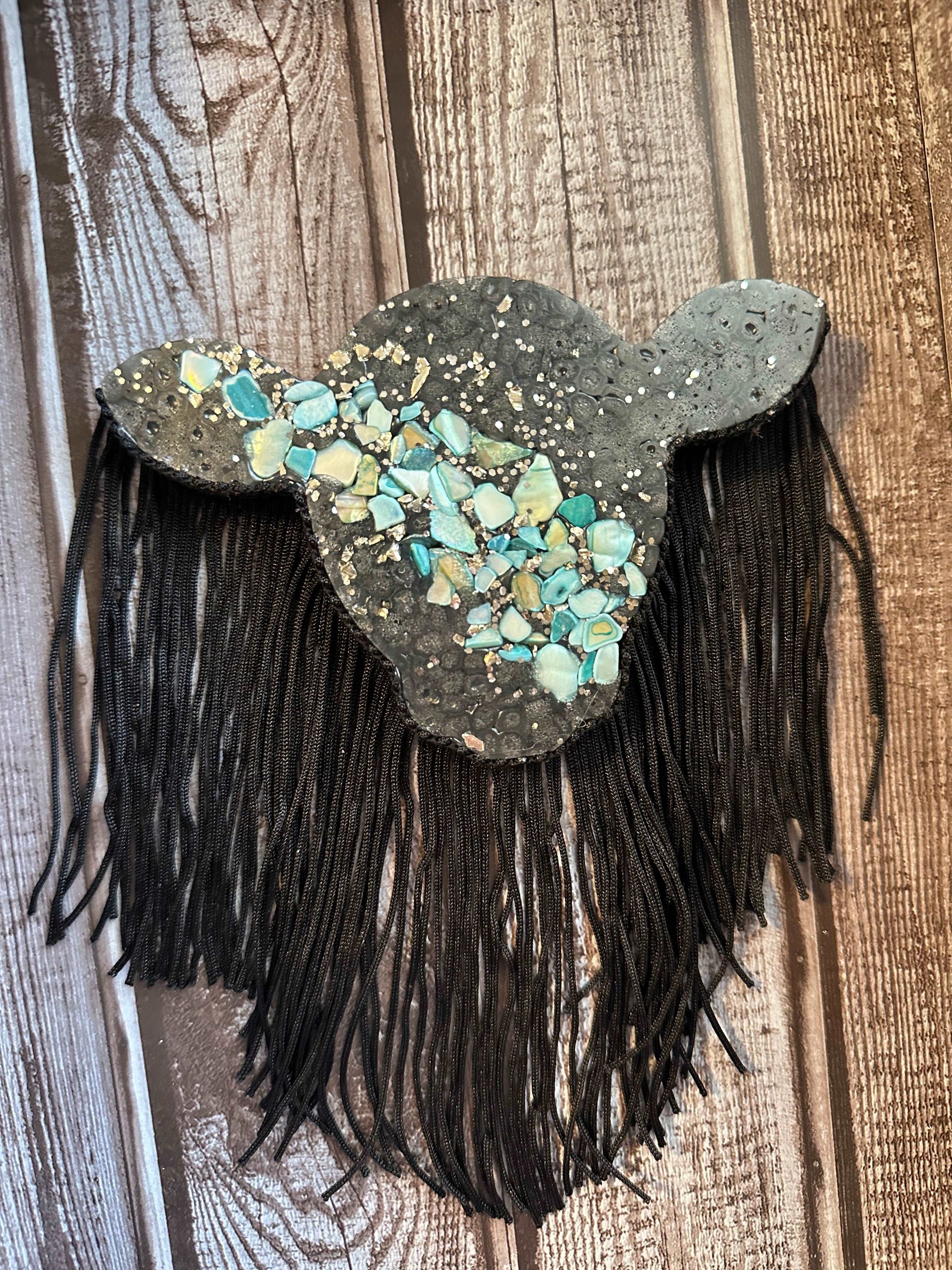 Boujee Cow Head Freshie The Stout Steer