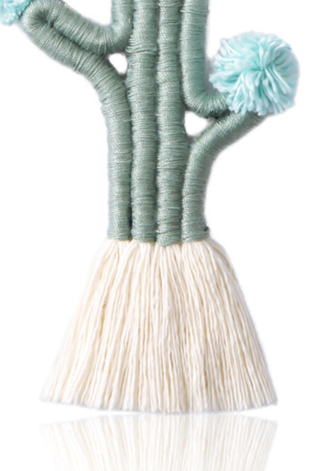 Cactus Keychain with Fringe The Stout Steer