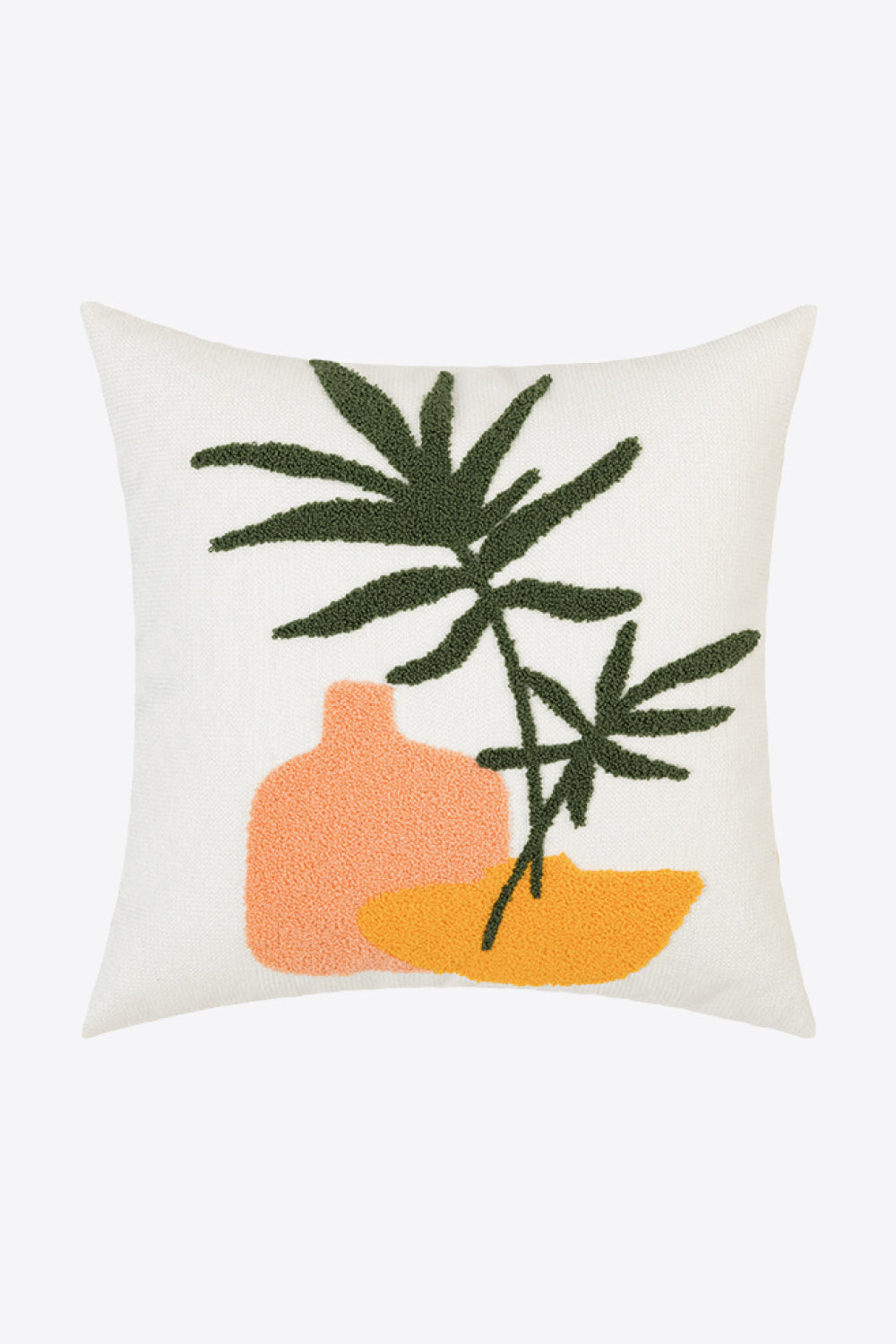 Elements of Spring Punch-Needle Decorative Throw Pillow Case The Stout Steer