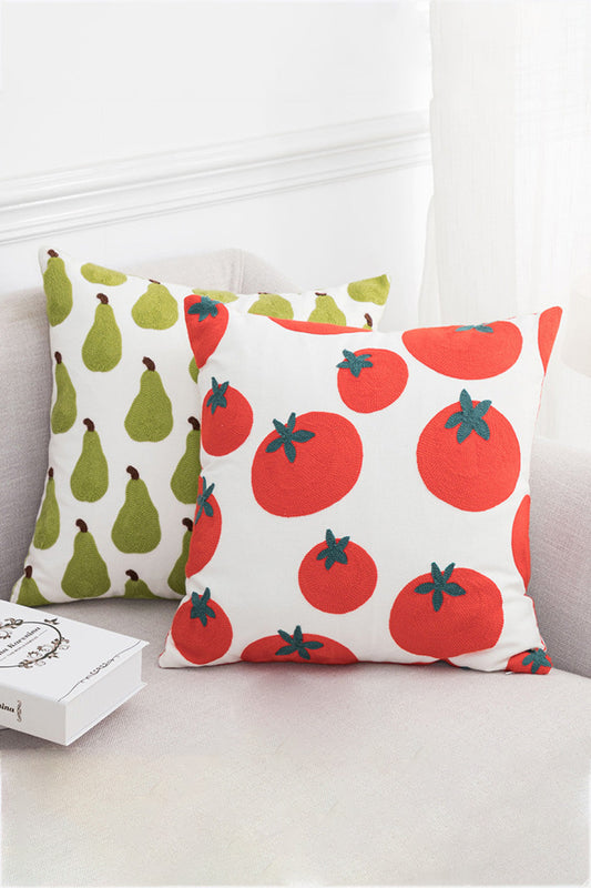 Embroidered Square Decorative Throw Pillow Case The Stout Steer