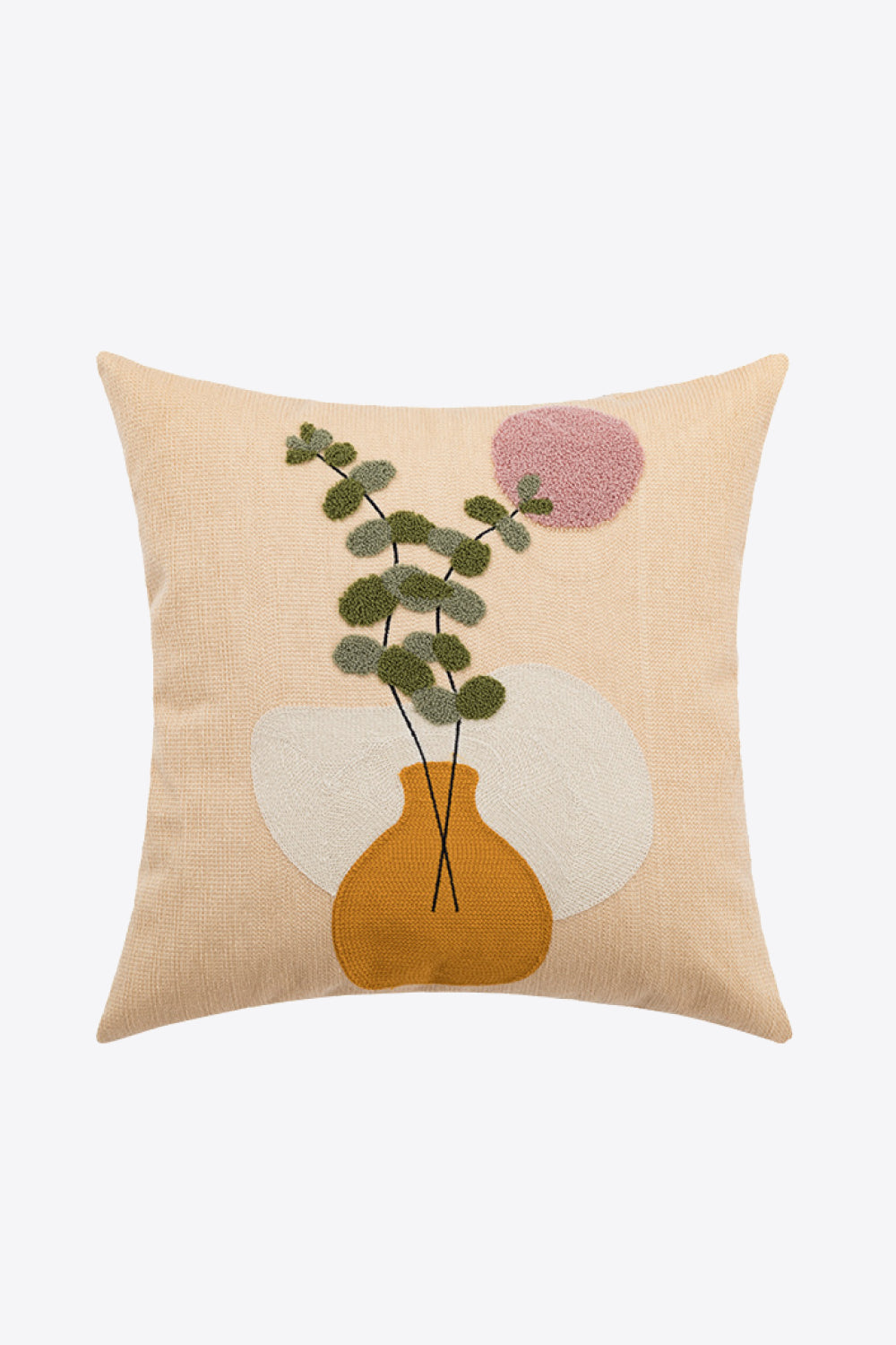 Embroidered Square Decorative Throw Pillow Case The Stout Steer