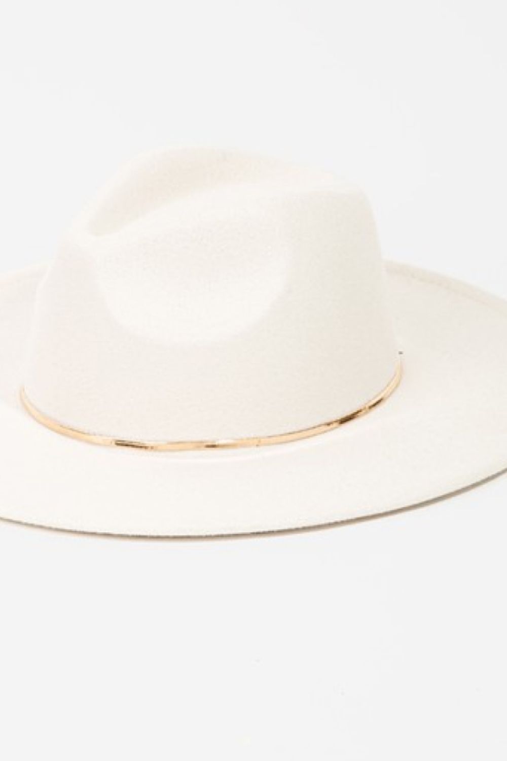 Fame Slice of Chic Herringbone Chain Fedora The Stout Steer