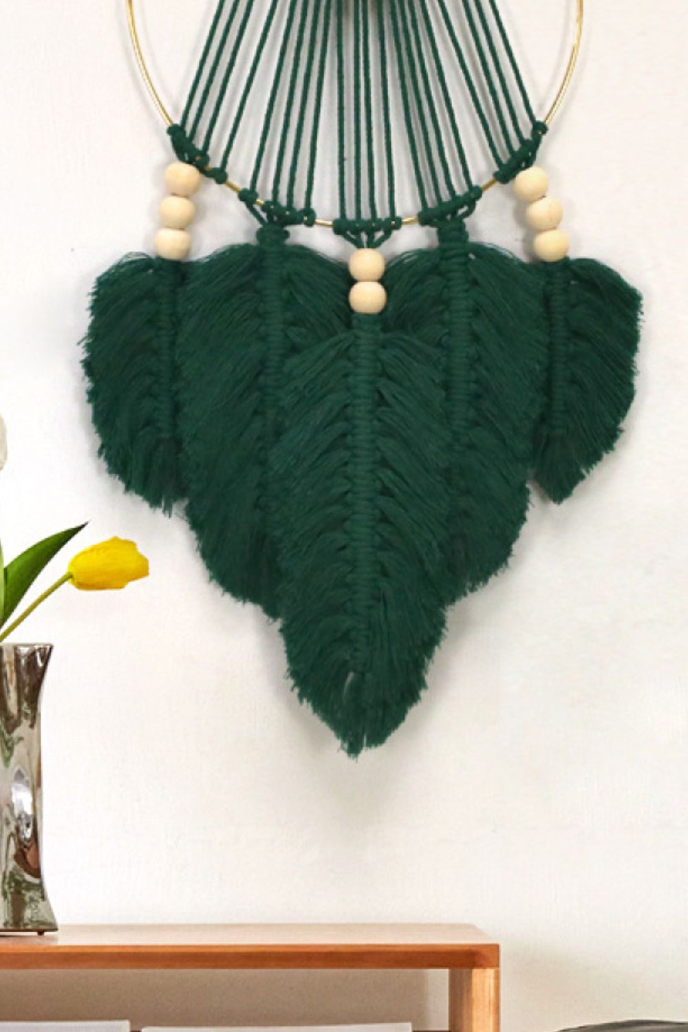 Feather Macrame Wall Hanging Decor The Stout Steer