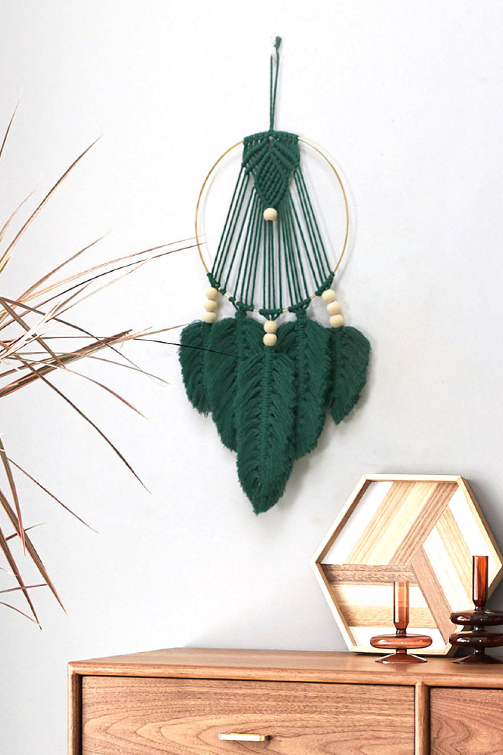 Feather Macrame Wall Hanging Decor The Stout Steer