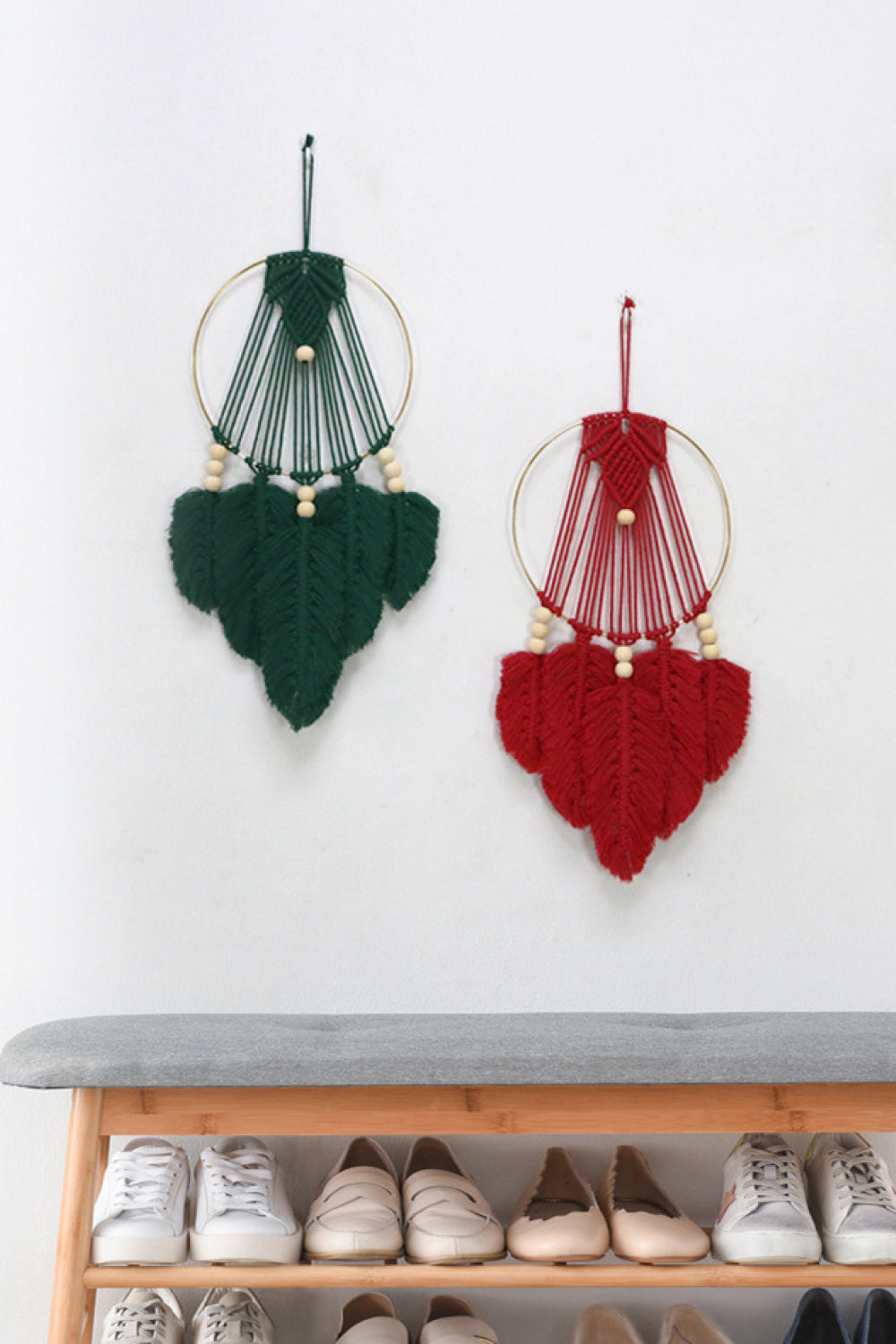 Feather Macrame Wall Hanging Decor The Stout Steer