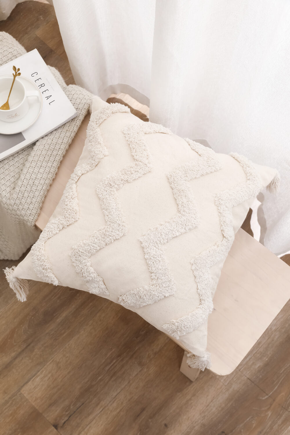 Fringe Decorative Throw Pillow Case The Stout Steer