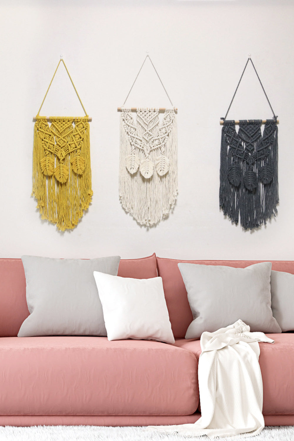Fully Handmade Fringe Macrame Wall Hanging The Stout Steer