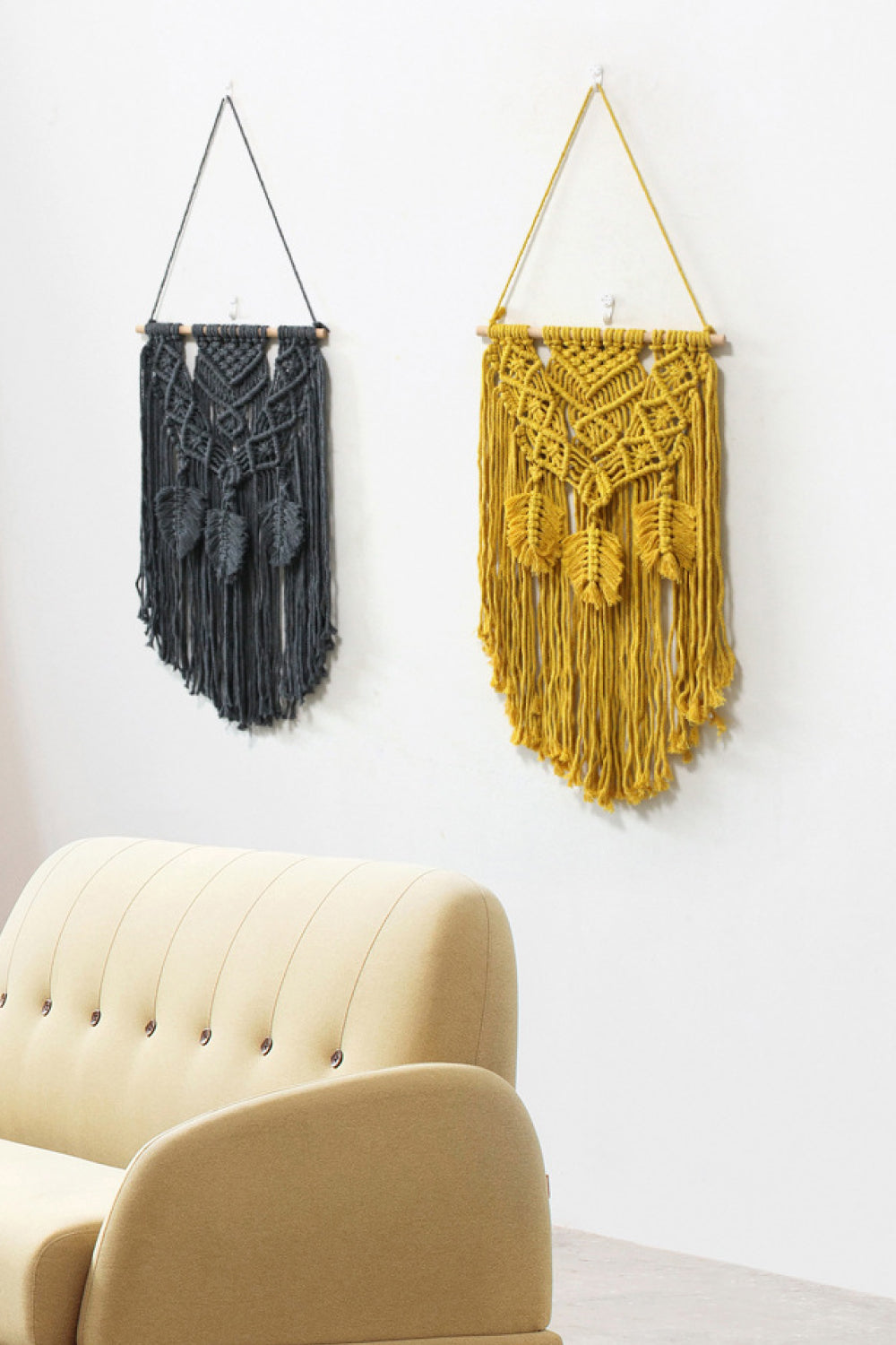 Fully Handmade Fringe Macrame Wall Hanging The Stout Steer