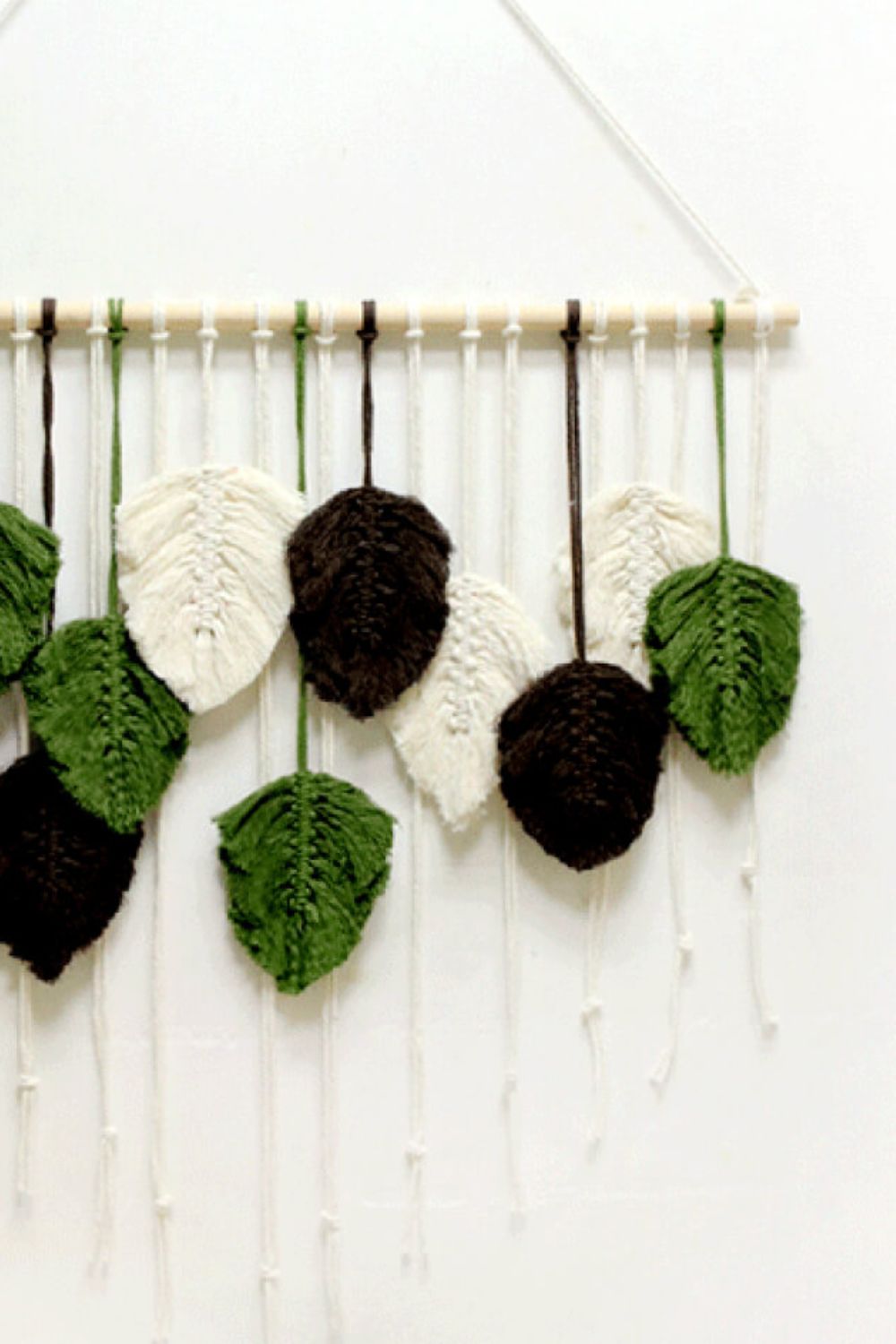 Hand-Woven Feather Macrame Wall Hanging The Stout Steer