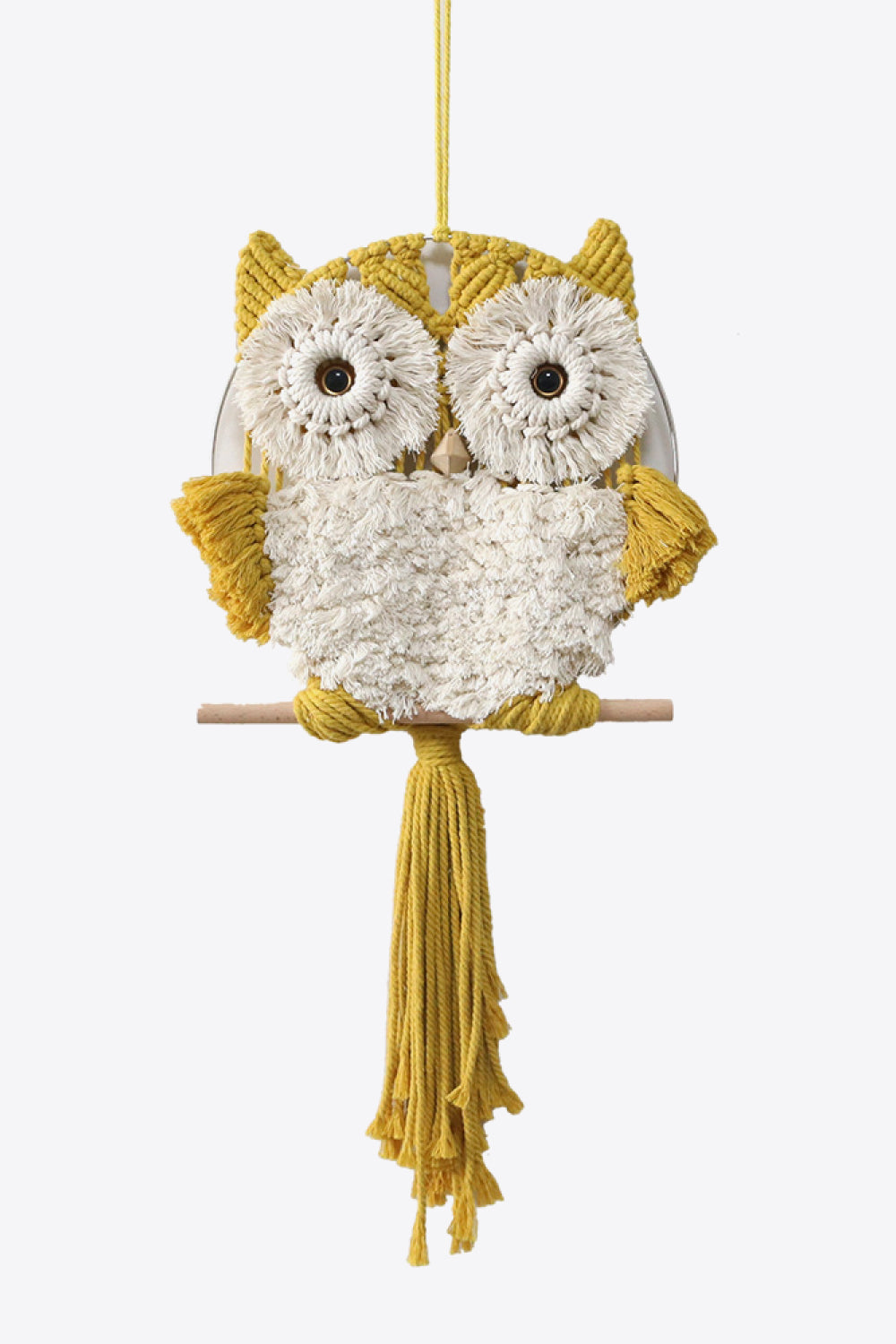 Hand-Woven Tassel Owl Macrame Wall Hanging The Stout Steer