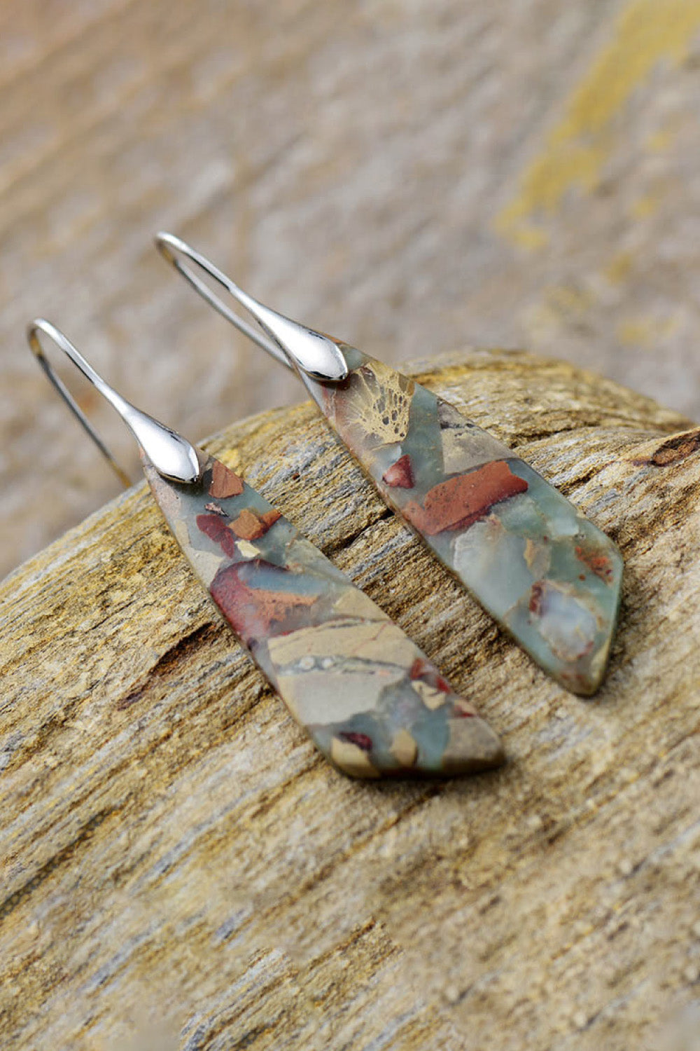 Handmade Natural Stone Dangle Earrings The Stout Steer