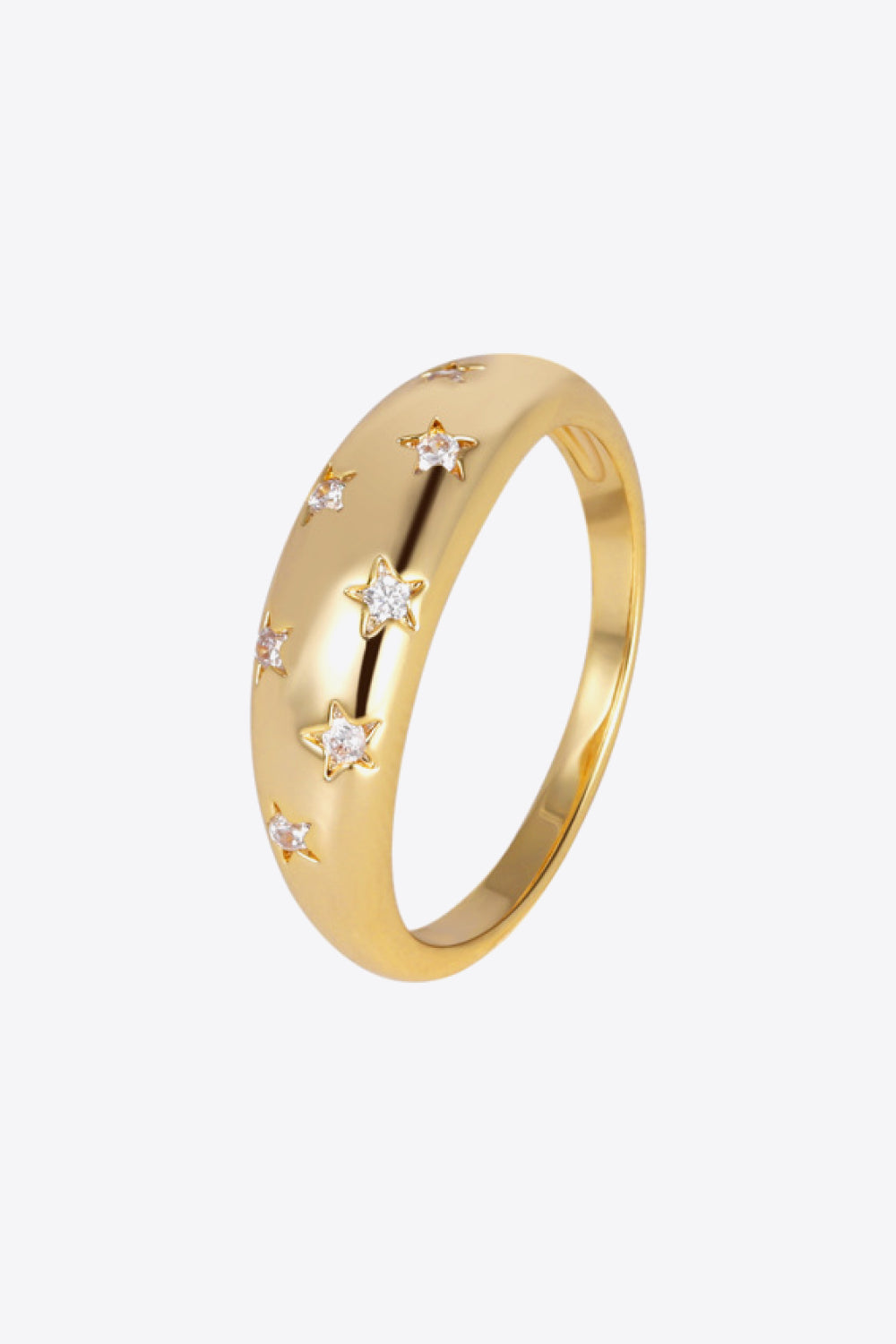 Inlaid Zircon Star Ring The Stout Steer