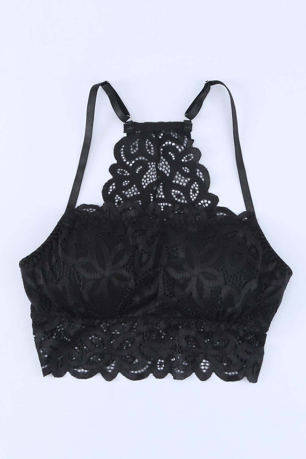 Lace Crochet Spaghetti Strap Bralette The Stout Steer