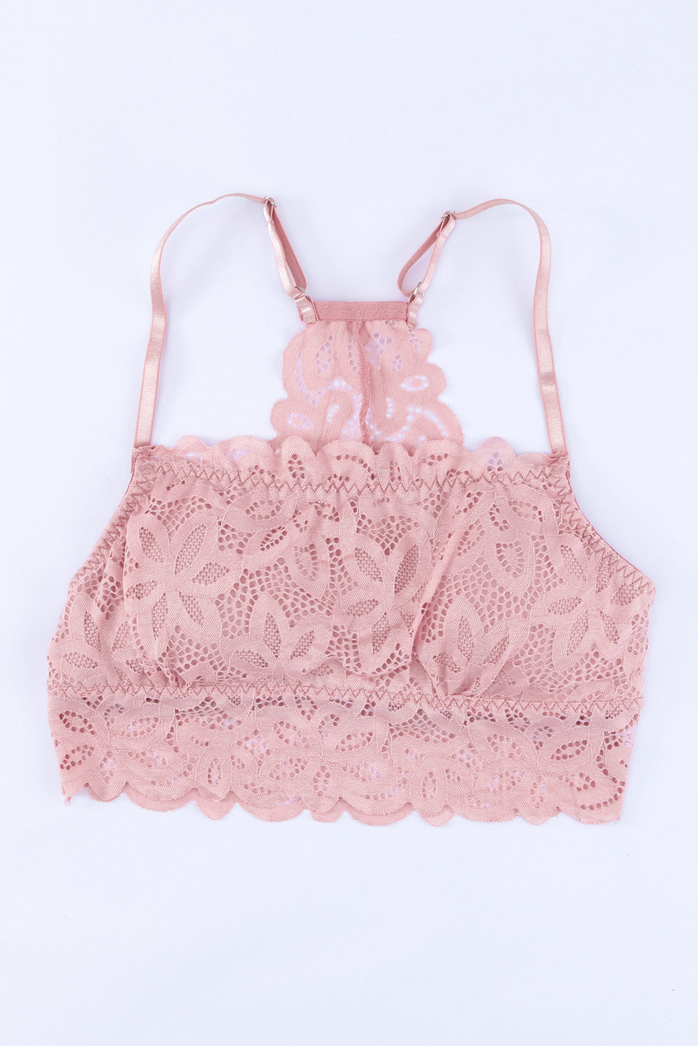 Lace Crochet Spaghetti Strap Bralette The Stout Steer