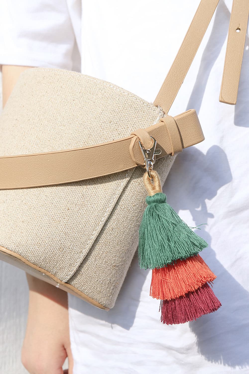 Layered Tassel Keychain The Stout Steer