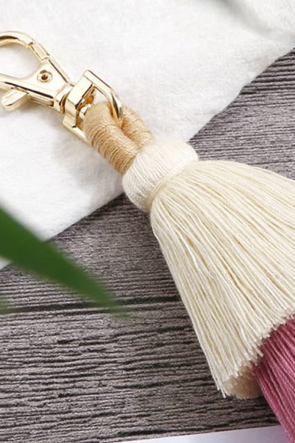 Layered Tassel Keychain The Stout Steer