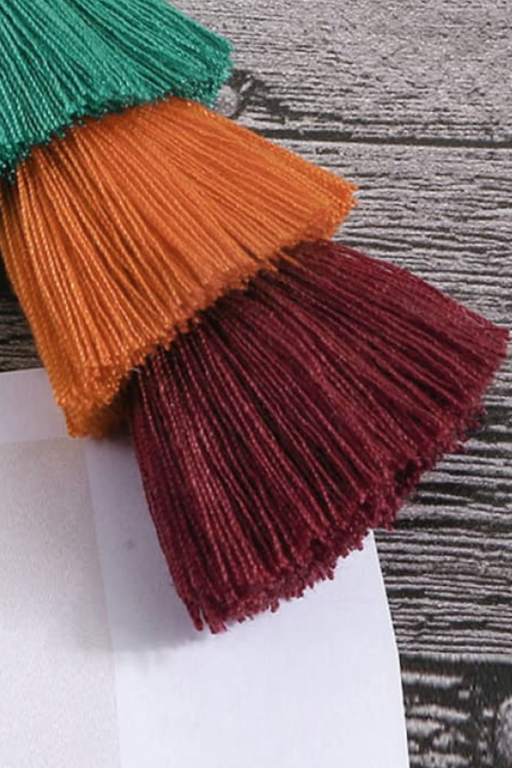 Layered Tassel Keychain The Stout Steer