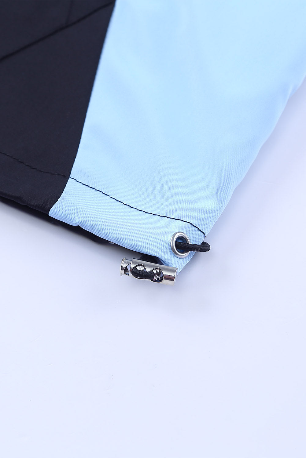 Leopard Color Block Zip-Up Hooded Jacket The Stout Steer