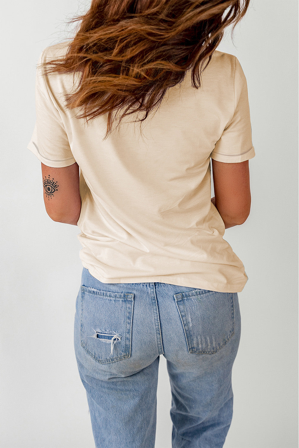 MAMA Graphic Cuffed Sleeve Tee The Stout Steer