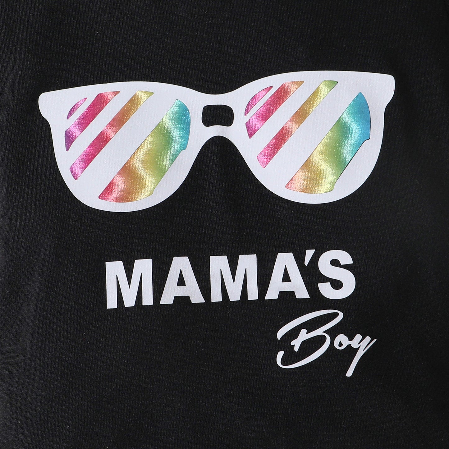 MAMA'S BOY Graphic T-Shirt and Camouflage Shorts Set The Stout Steer