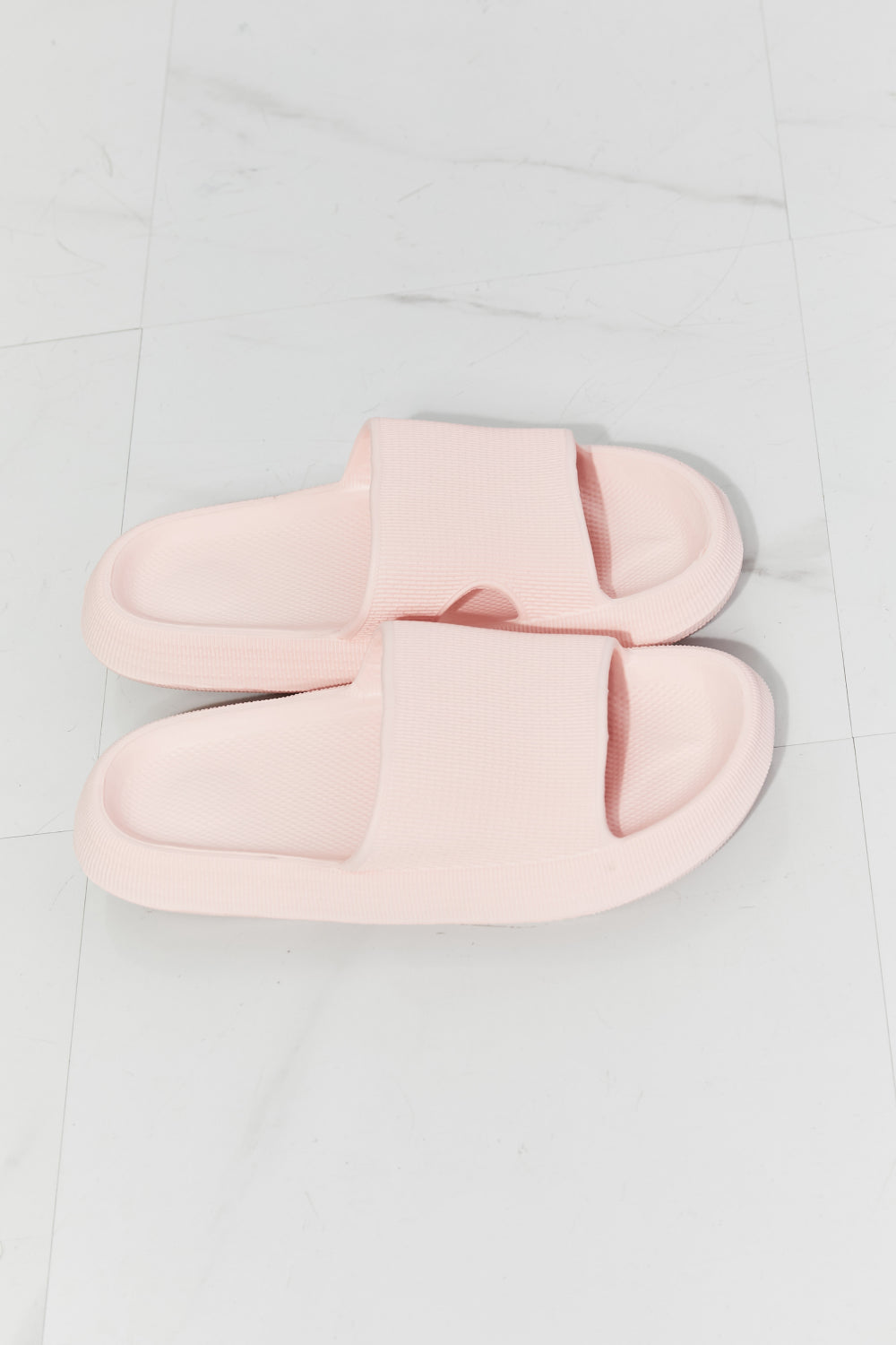 MMShoes Arms Around Me Open Toe Slide in Pink The Stout Steer
