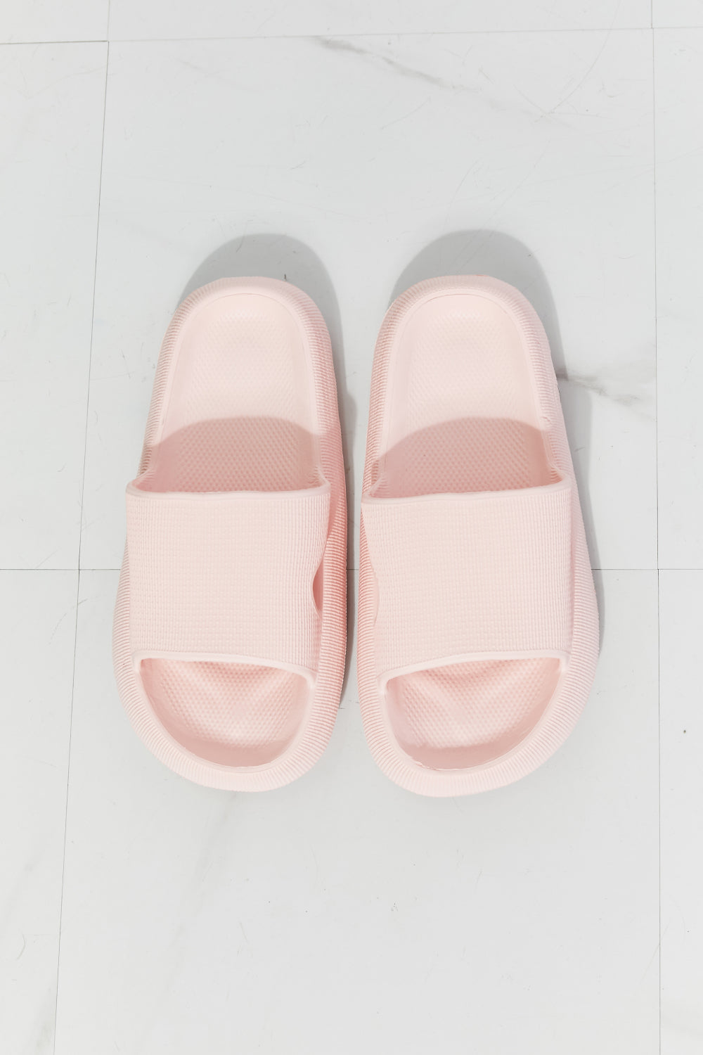 MMShoes Arms Around Me Open Toe Slide in Pink The Stout Steer