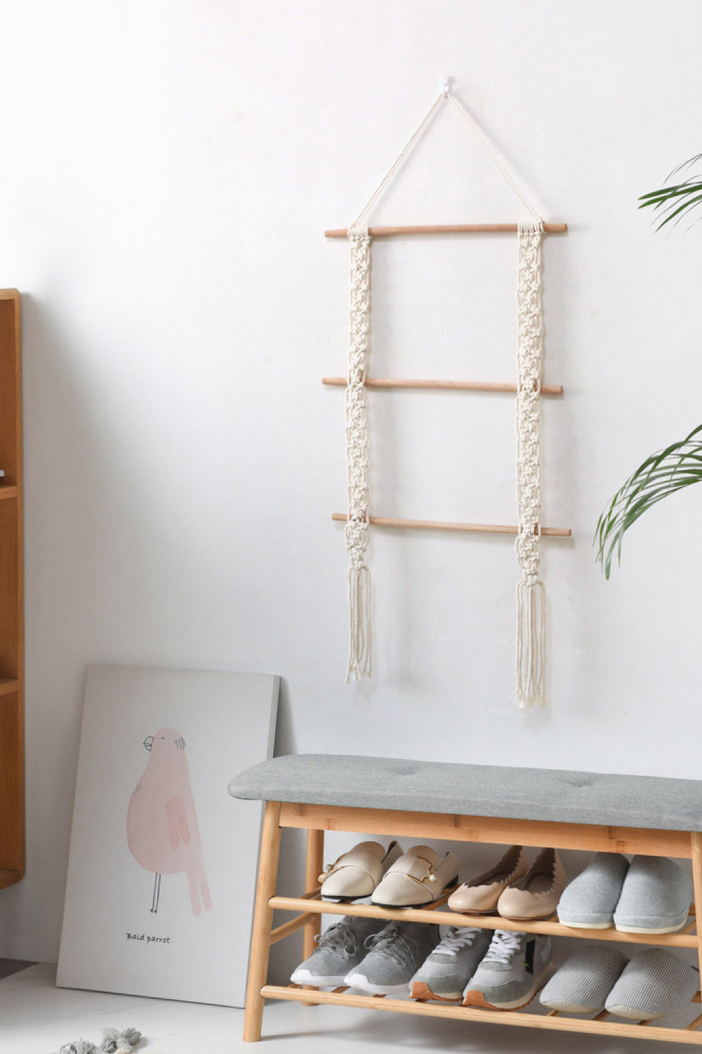Macrame Ladder Wall Hanging The Stout Steer