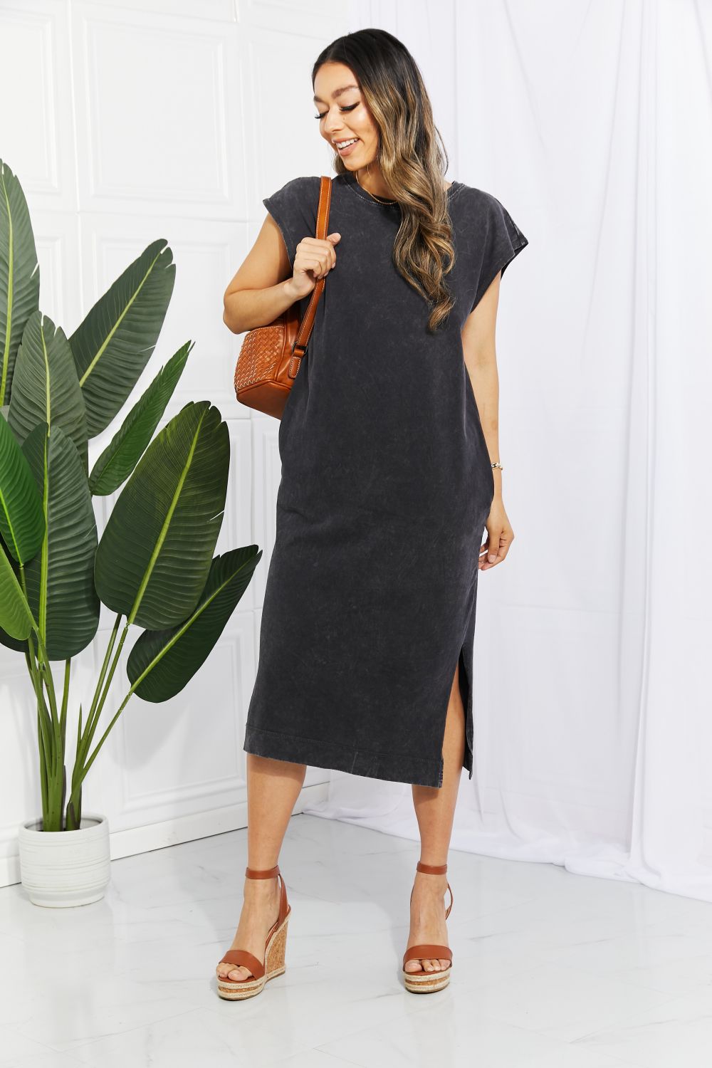 SHOMICO Certainly Chic Faux Leather Woven Backpack The Stout Steer