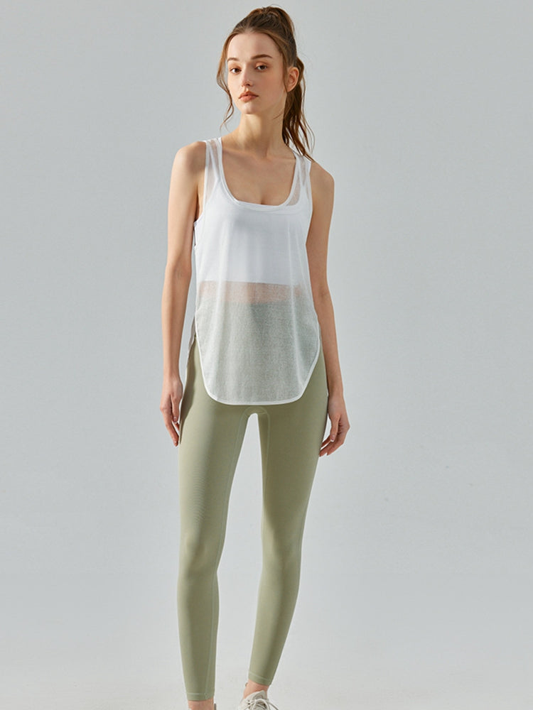 Scoop Neck Sports Tank Top The Stout Steer