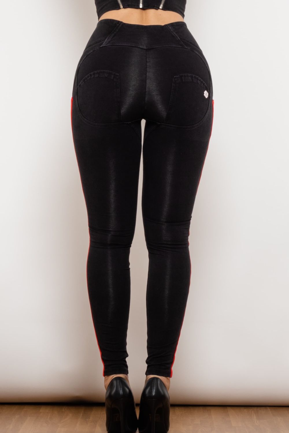 Side Stripe Buttoned Skinny Jeans The Stout Steer