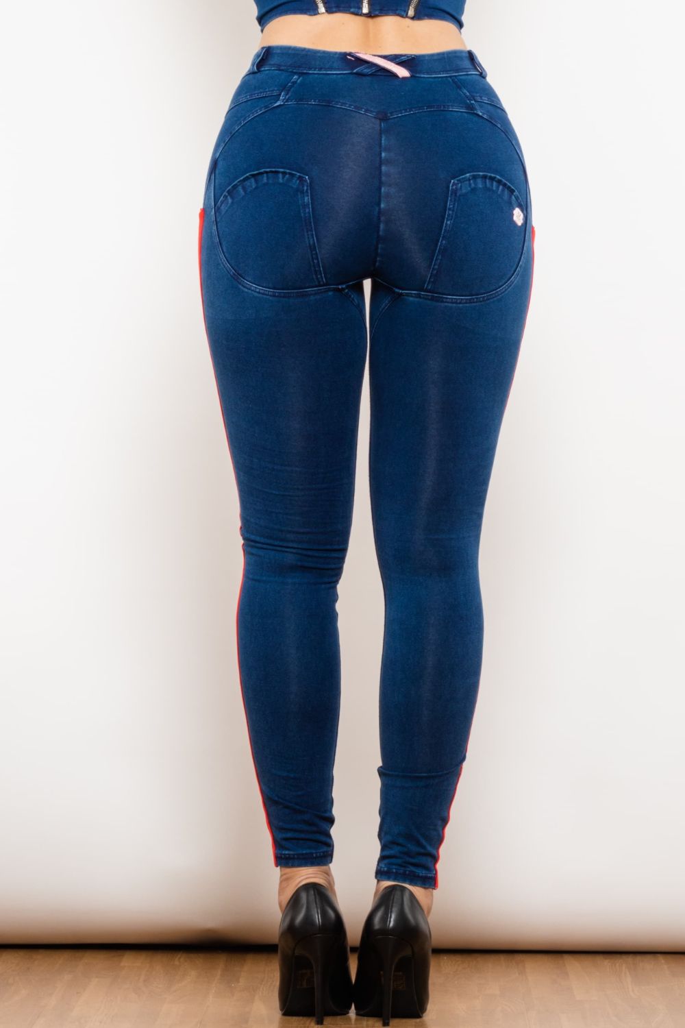 Side Stripe Skinny Jeans The Stout Steer