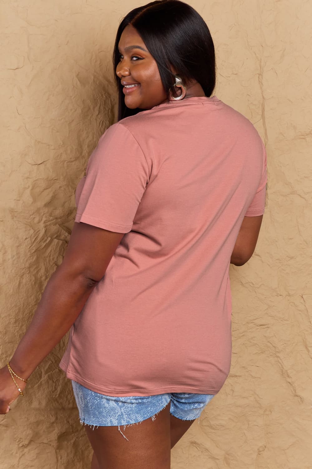 Simply Love Full Size Book & Flower Graphic Cotton Tee The Stout Steer