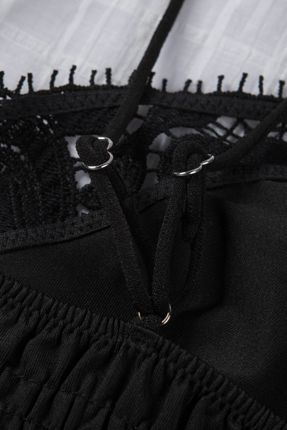 Smocked Eyelash Trim Lace Bralette The Stout Steer