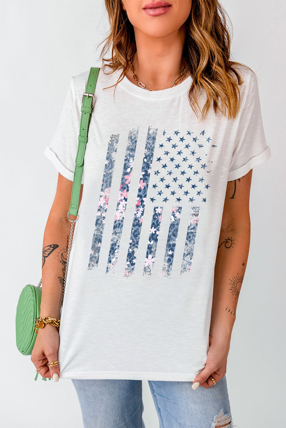 Stars and Stripes Graphic Tee The Stout Steer