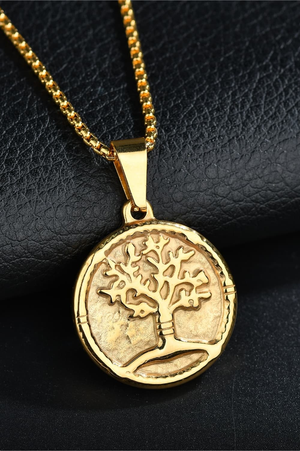 Tree Of Life Pendant Stainless Steel Necklace The Stout Steer