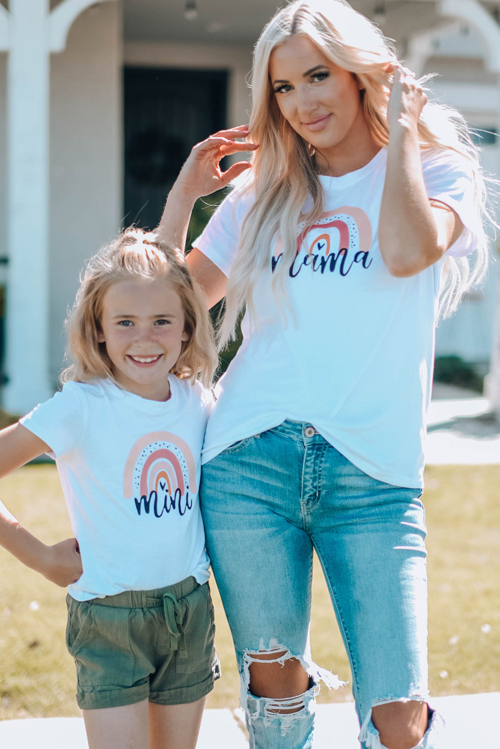 Women Graphic Round Neck Tee Shirt The Stout Steer
