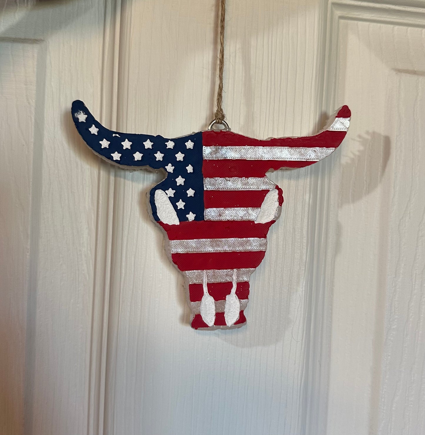 American Bull Skull Freshie