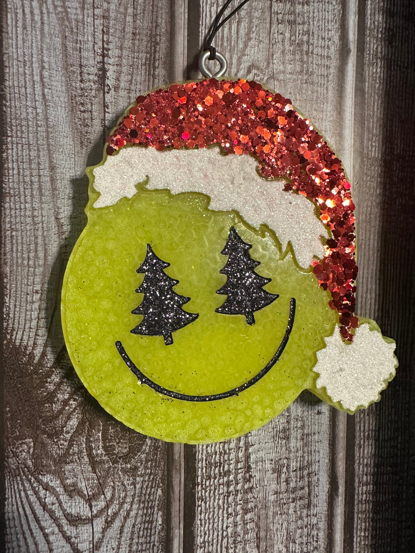 Christmas Smiley Face Freshie