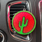 Round Cactus Vent Clips Freshie