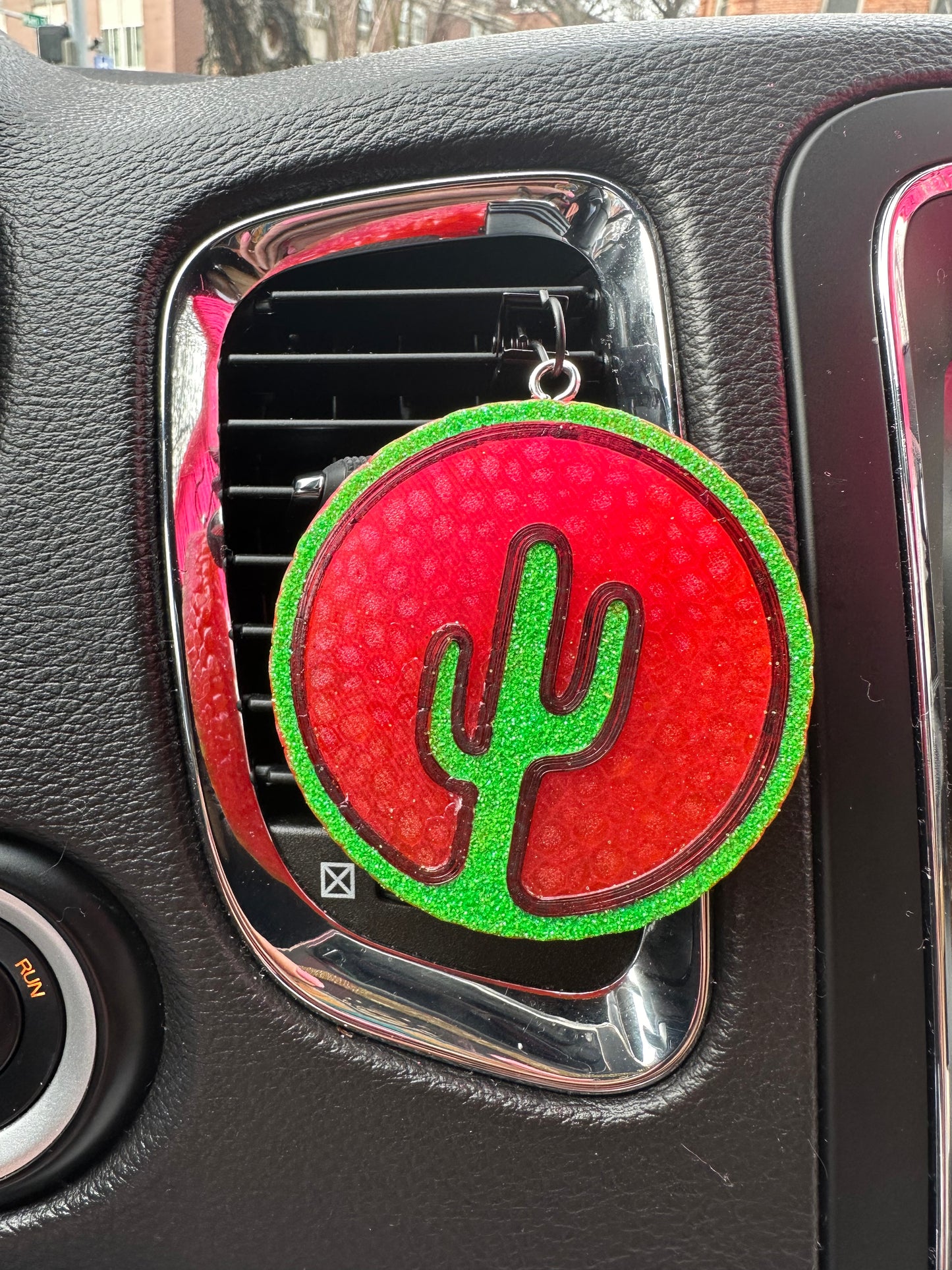 Round Cactus Vent Clips Freshie