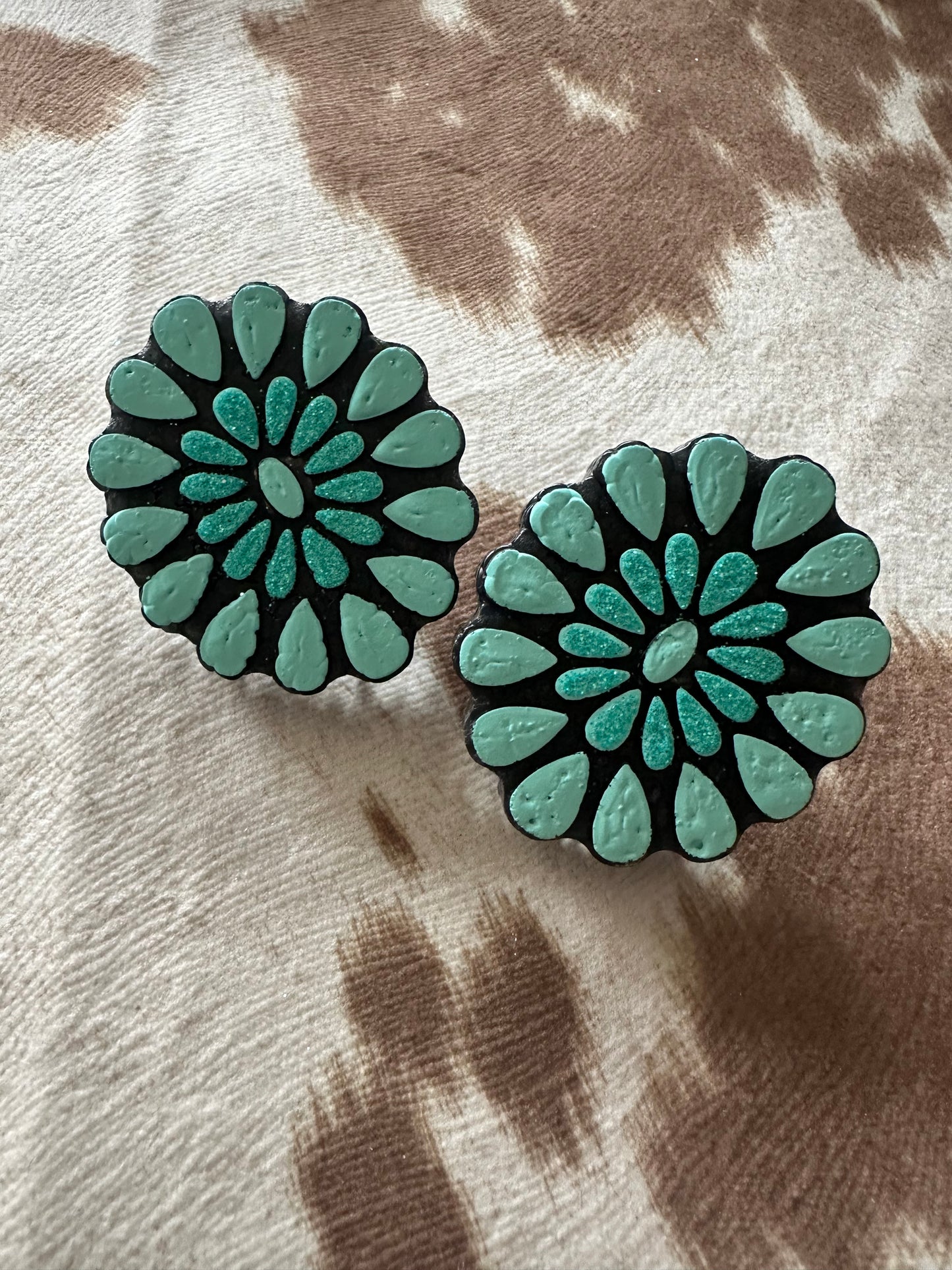 Turquoise Stone Vent Clips Freshie